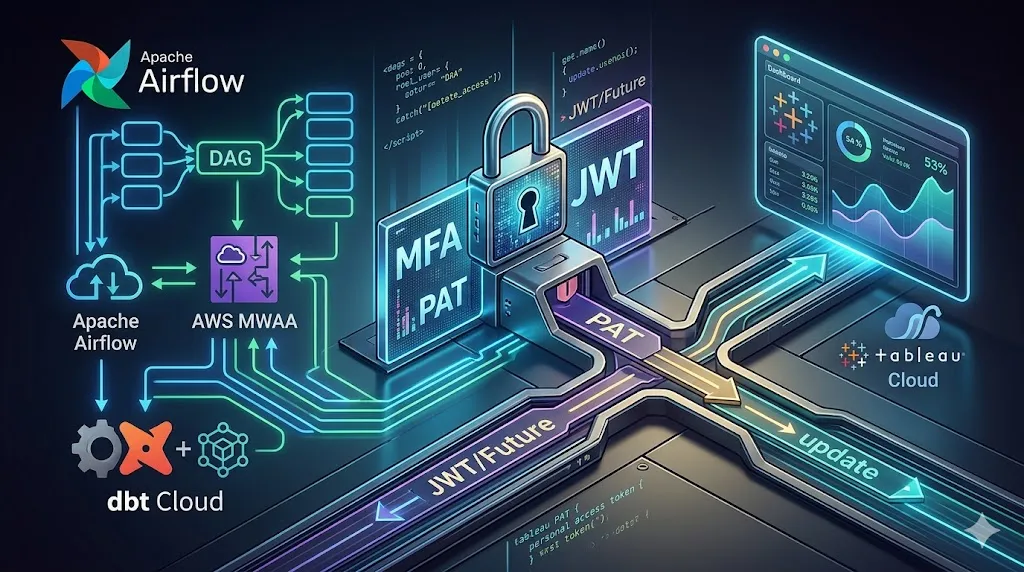 תמונת כותרת עבור ניהול רענון דאטה ב-Tableau Cloud עם Airflow